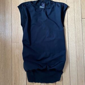 Craft Base Layer “1” Men’s S Crew Neck Sleeveless Cycling Black Microclimate